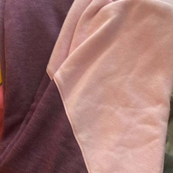 Aviator Nation Purple/ Pink Color Block Sweats size S - Picture 5 of 5